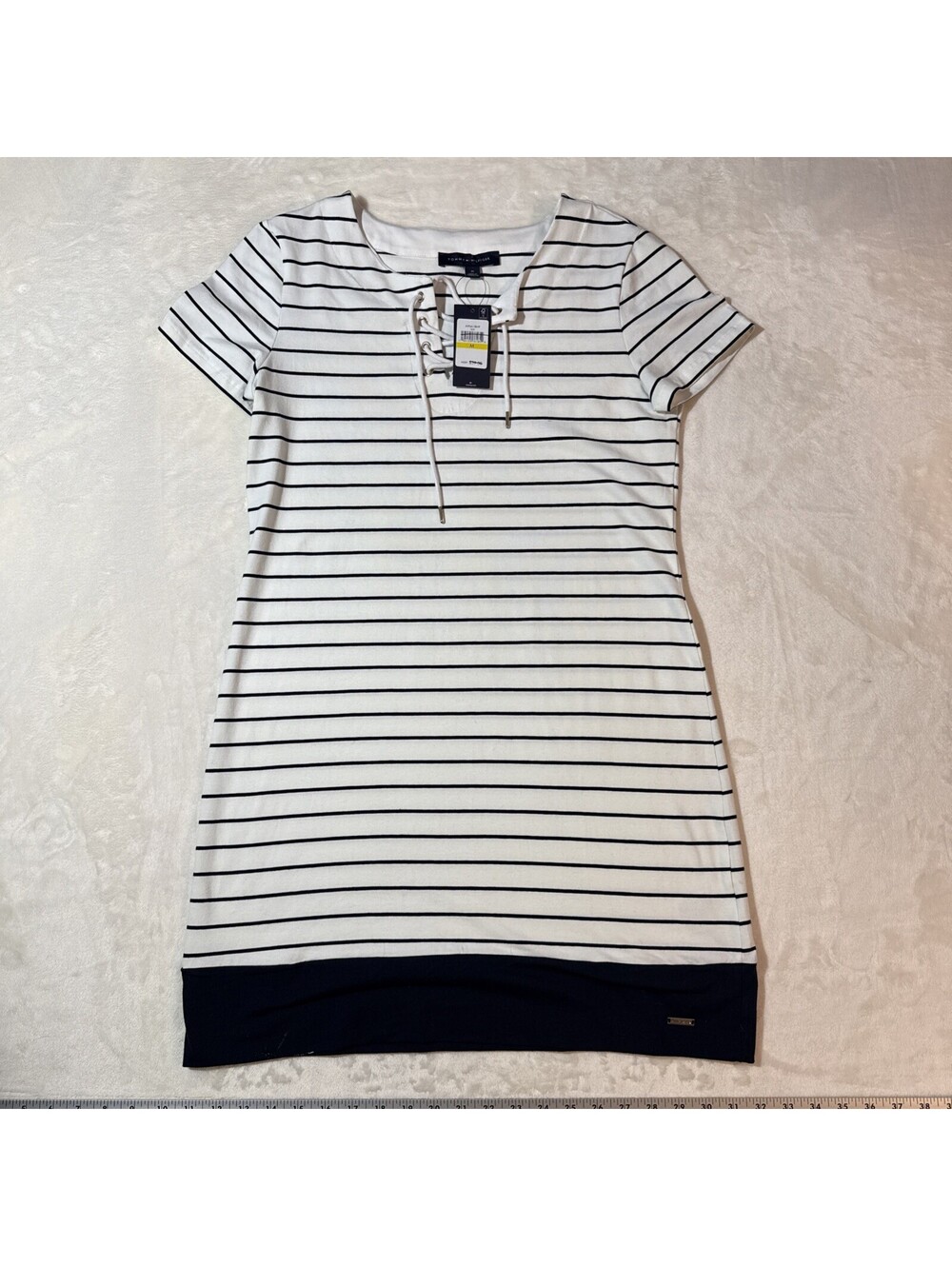 NWT Tommy Tilfiger Dress T-shirt Nautical Style Size Med